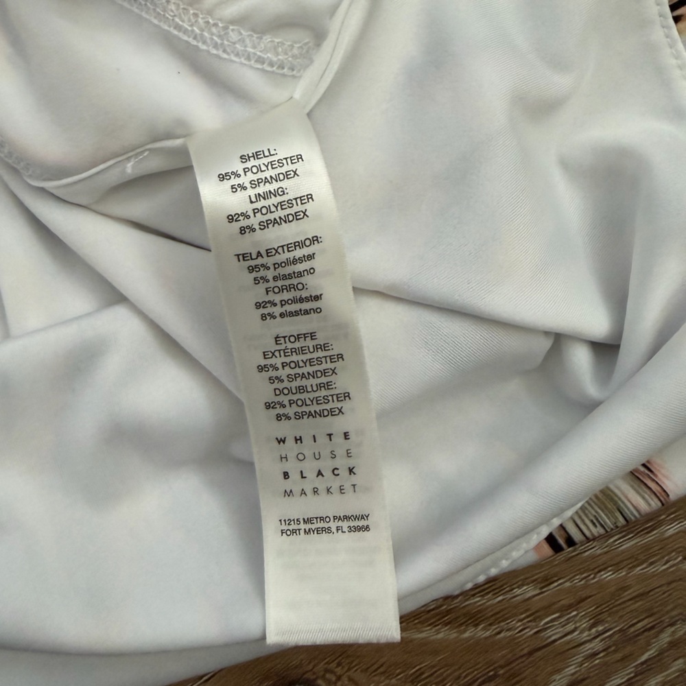 White House Black Market Tiered Tank Top - Picture 4 of 6